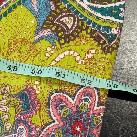 Vintage Malibu Gypsy Babydoll Tie Back Multicolored Sleeveless Maxi Dress Small - Picture 9 of 10